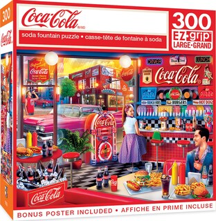 Foto 1 | Jigsaw Puzzle Masterpieces, Fuente De Refresco De Coca-cola, 300 Unidades - Venta Internacional.