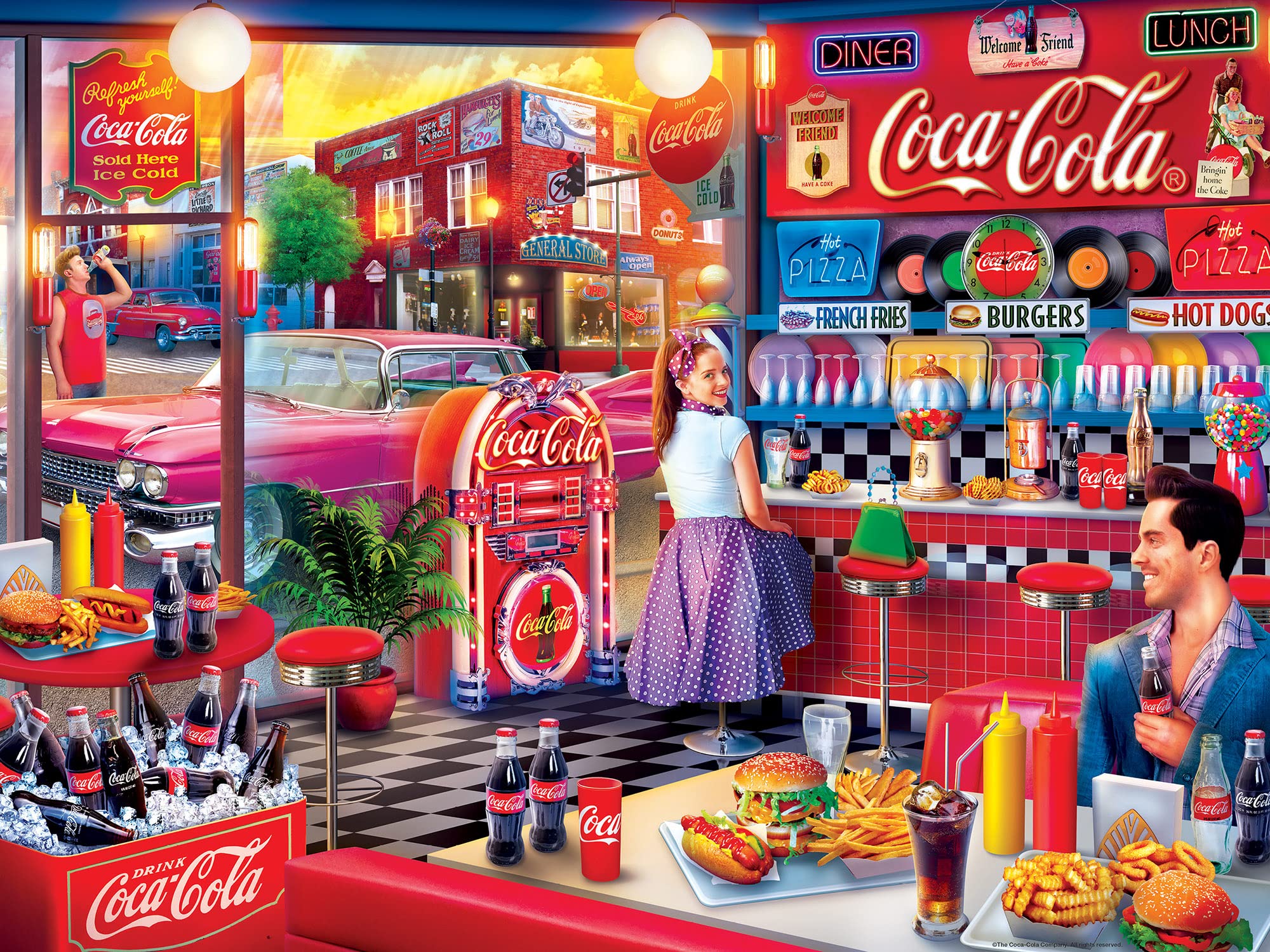 Foto 3 pulgar | Jigsaw Puzzle Masterpieces, Fuente De Refresco De Coca-cola, 300 Unidades - Venta Internacional.