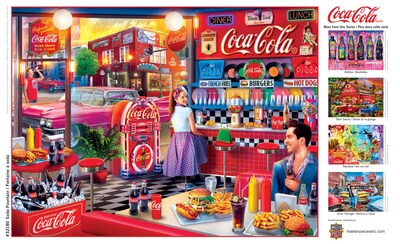 Foto 4 | Jigsaw Puzzle Masterpieces, Fuente De Refresco De Coca-cola, 300 Unidades - Venta Internacional.