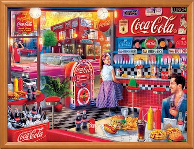 Foto 5 | Jigsaw Puzzle Masterpieces, Fuente De Refresco De Coca-cola, 300 Unidades - Venta Internacional.