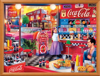 Foto 7 | Jigsaw Puzzle Masterpieces, Fuente De Refresco De Coca-cola, 300 Unidades - Venta Internacional.