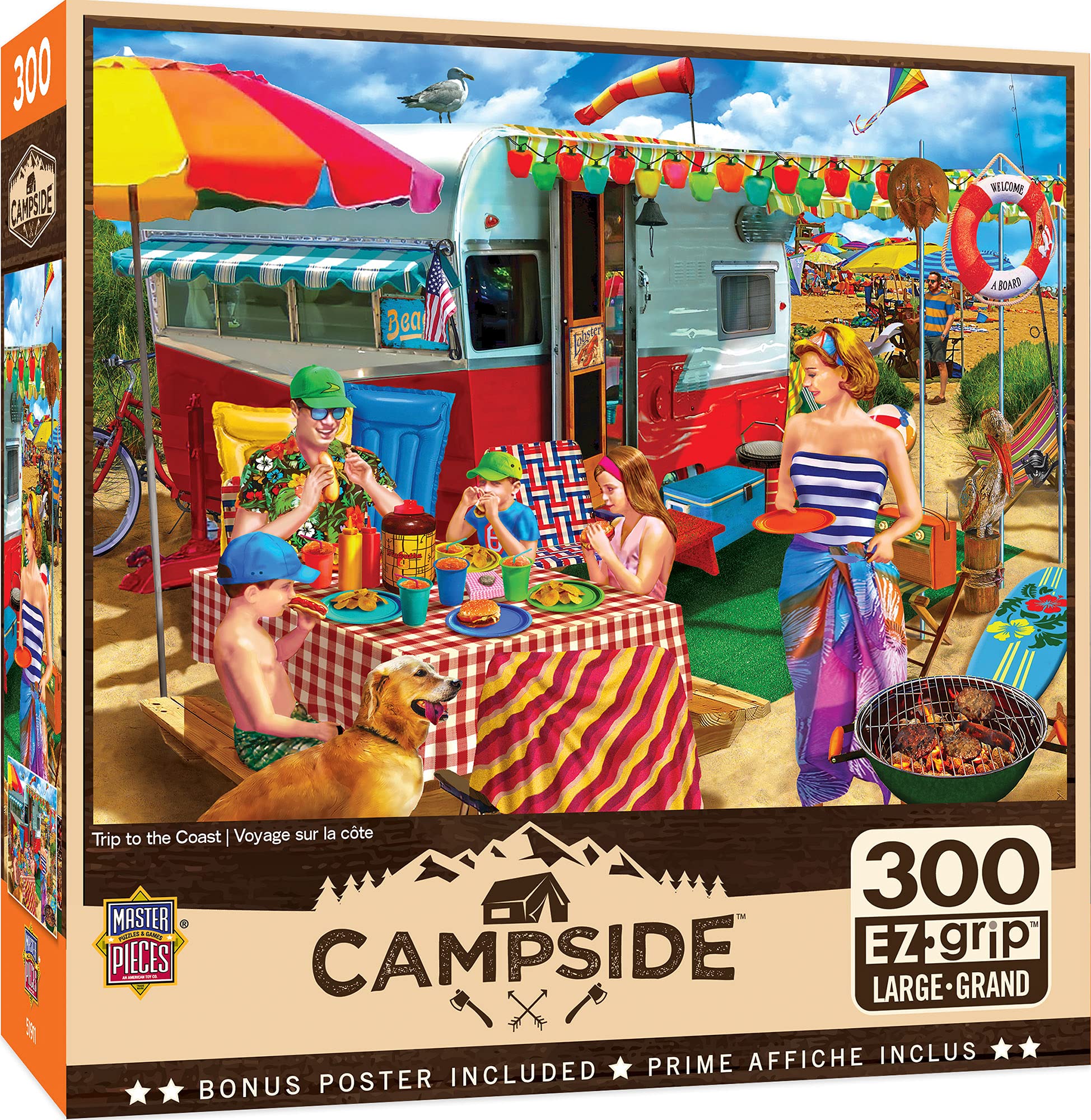 Foto 1 | Rompecabezas Masterpieces Trip To The Coast 300 Piezas - Venta Internacional.