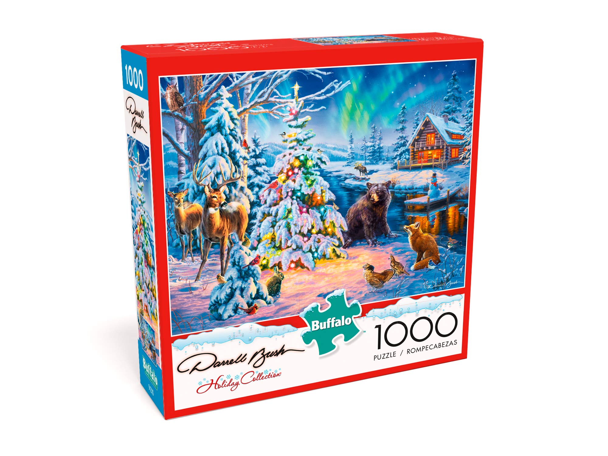 Foto 3 pulgar | Rompecabezas Buffalo Games Woodland Christmas 1000 Piezas - Venta Internacional.
