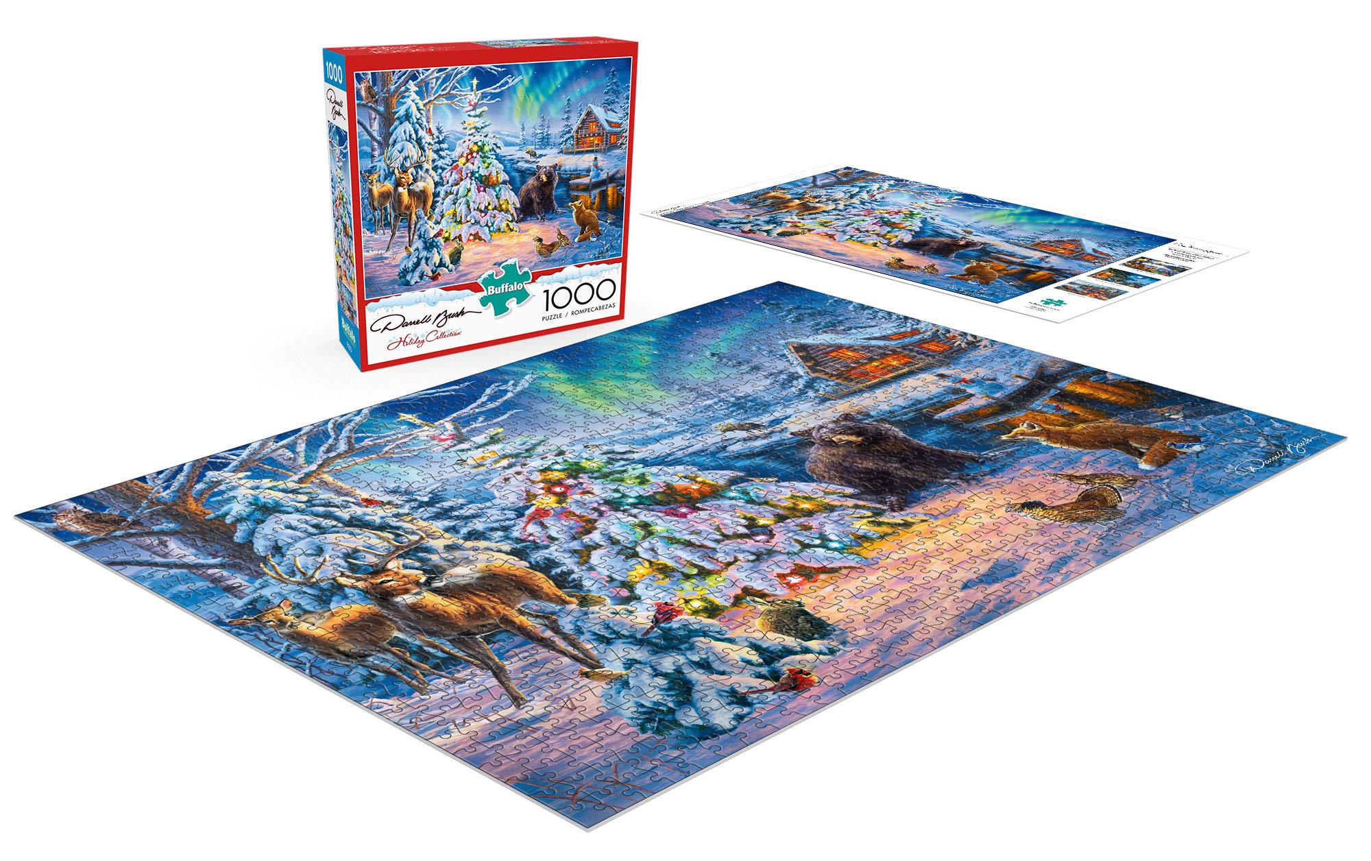 Foto 4 pulgar | Rompecabezas Buffalo Games Woodland Christmas 1000 Piezas - Venta Internacional.
