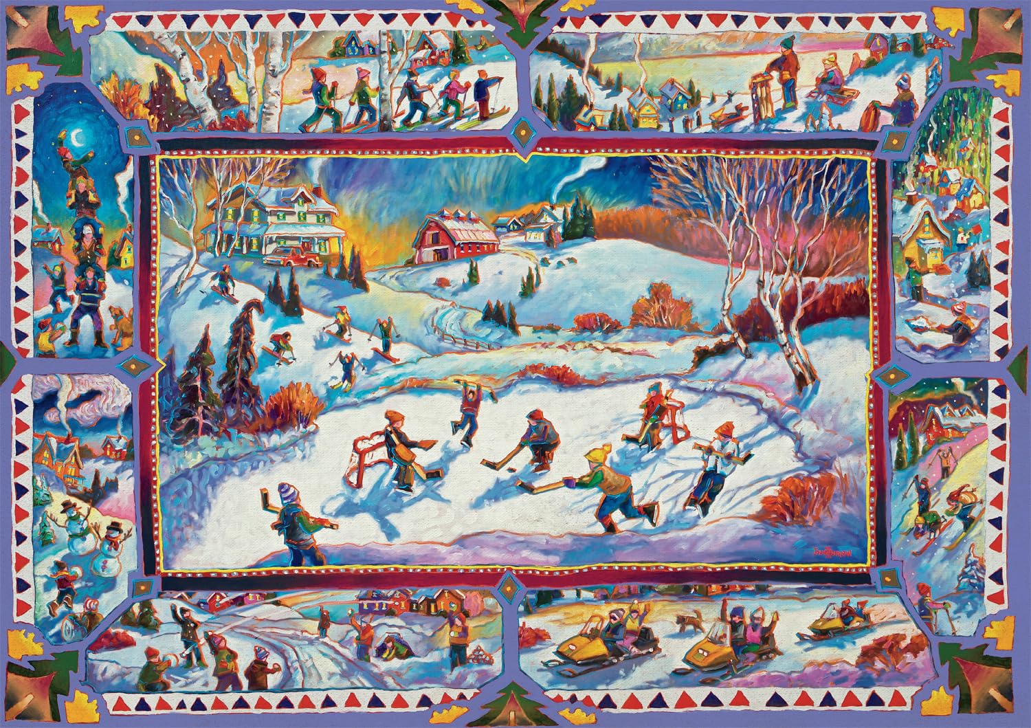 Foto 1 | Rompecabezas Buffalo Games Winter Pickup, 300 Piezas - Venta Internacional.
