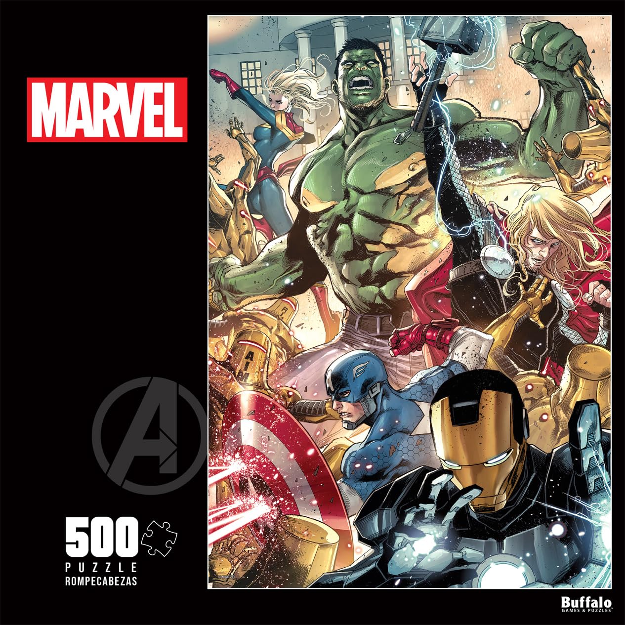 Foto 3 pulgar | Rompecabezas Buffalo Games Marvel Avengers World #14, 500 Unidades - Venta Internacional.