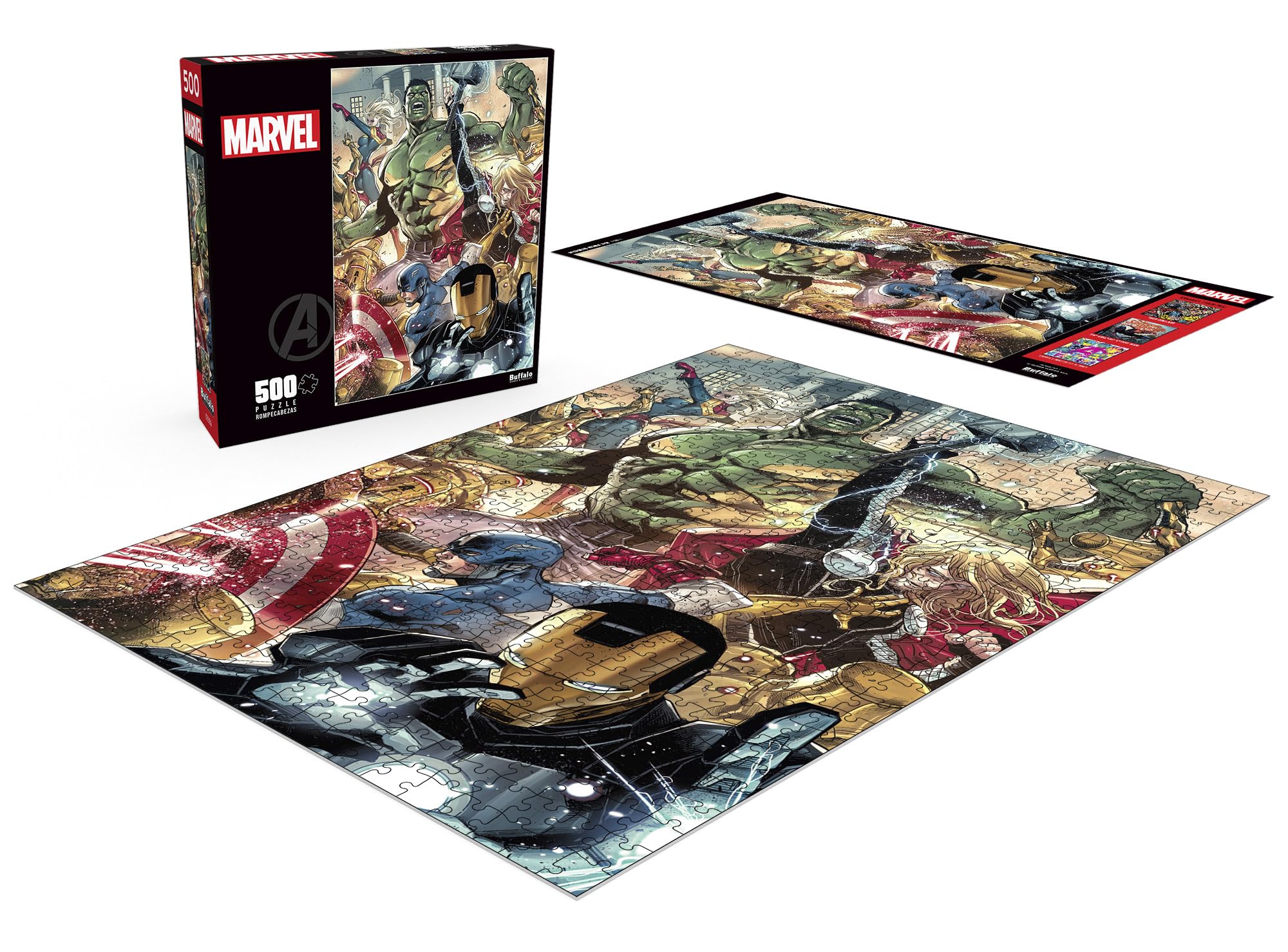 Foto 5 pulgar | Rompecabezas Buffalo Games Marvel Avengers World #14, 500 Unidades - Venta Internacional.