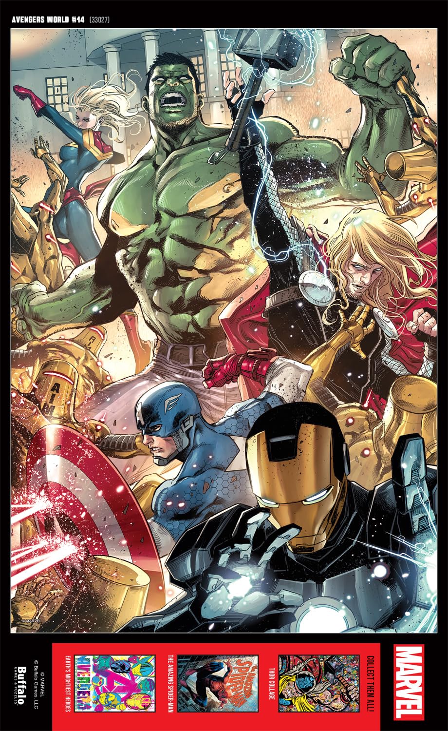 Foto 6 pulgar | Rompecabezas Buffalo Games Marvel Avengers World #14, 500 Unidades - Venta Internacional.