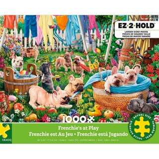 Foto 2 | Rompecabezas De 1000 Piezas De Ceaco Frenchie's At Play - Venta Internacional.