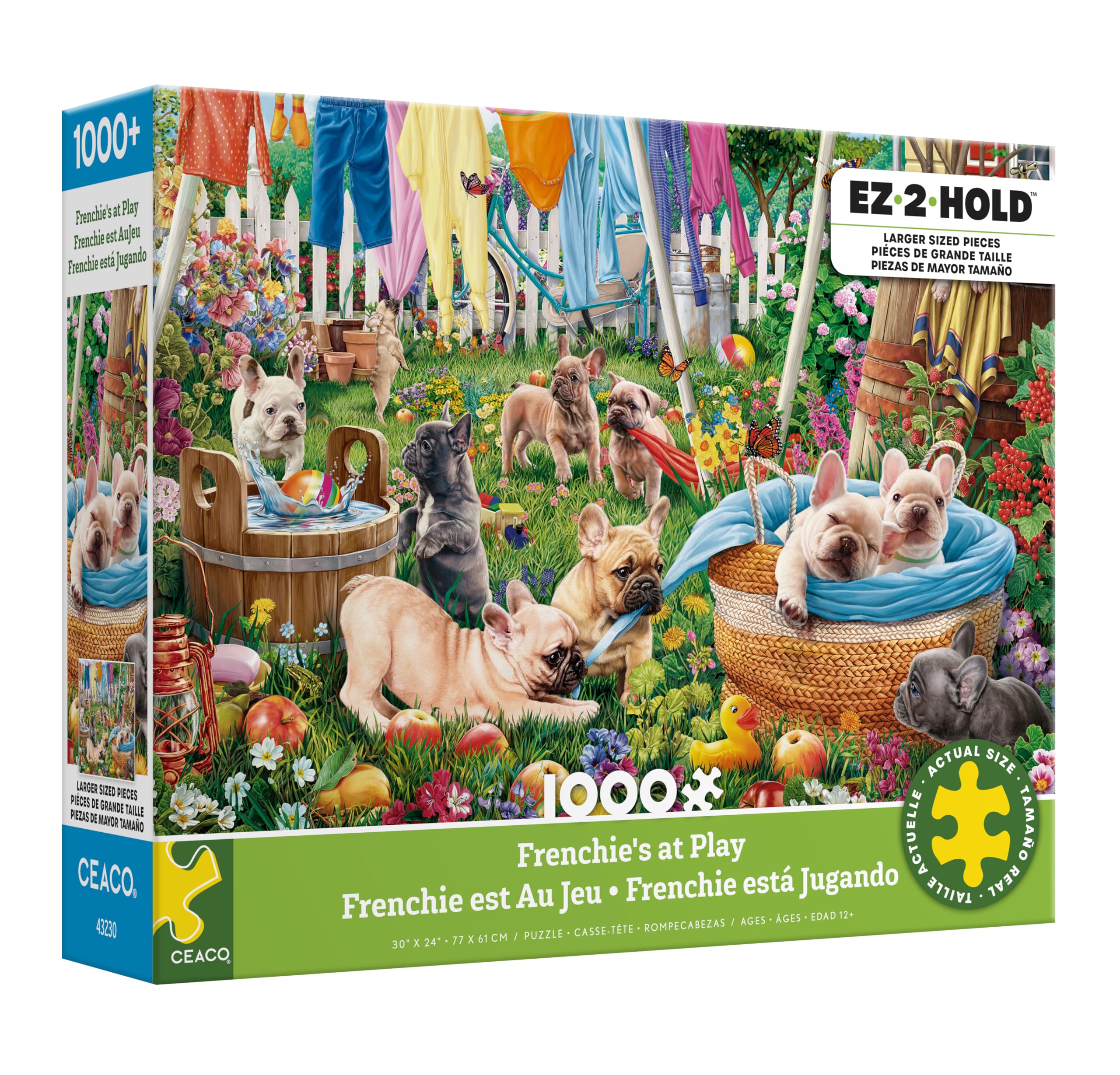 Foto 4 pulgar | Rompecabezas De 1000 Piezas De Ceaco Frenchie's At Play - Venta Internacional.
