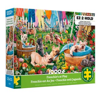 Foto 3 | Rompecabezas De 1000 Piezas De Ceaco Frenchie's At Play - Venta Internacional.