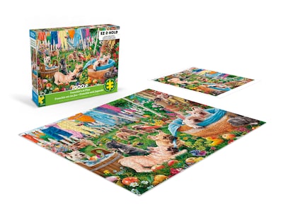 Foto 4 | Rompecabezas De 1000 Piezas De Ceaco Frenchie's At Play - Venta Internacional.