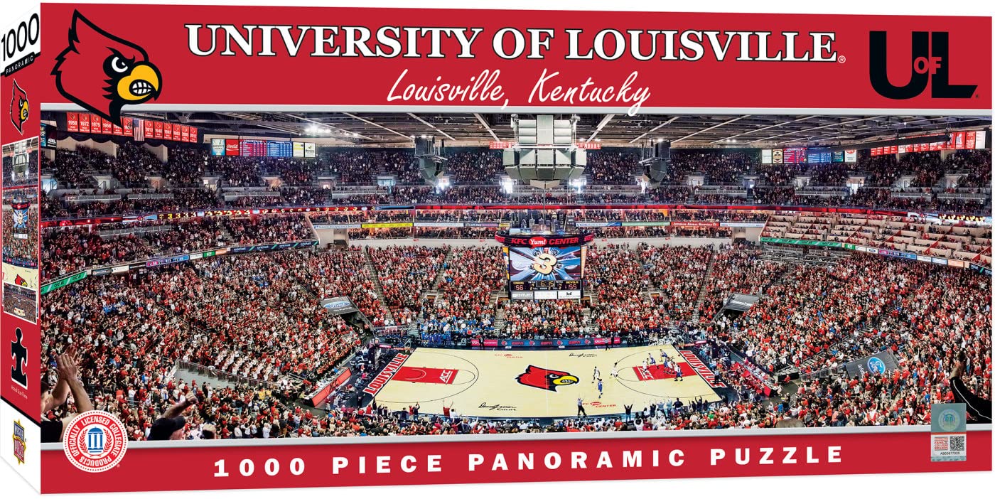 Rompecabezas Masterpieces Ncaa Louisville Cardinals, 1000 Piezas - Venta Internacional.