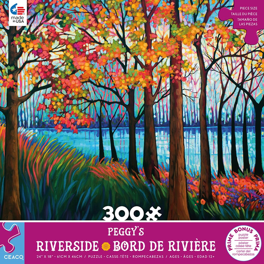 Foto 3 pulgar | Rompecabezas Ceaco Peggy's Riverside De 300 Piezas - Venta Internacional.