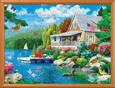 Foto 4 | Rompecabezas Masterpieces Lakeside Memories, 300 Piezas - Venta Internacional.