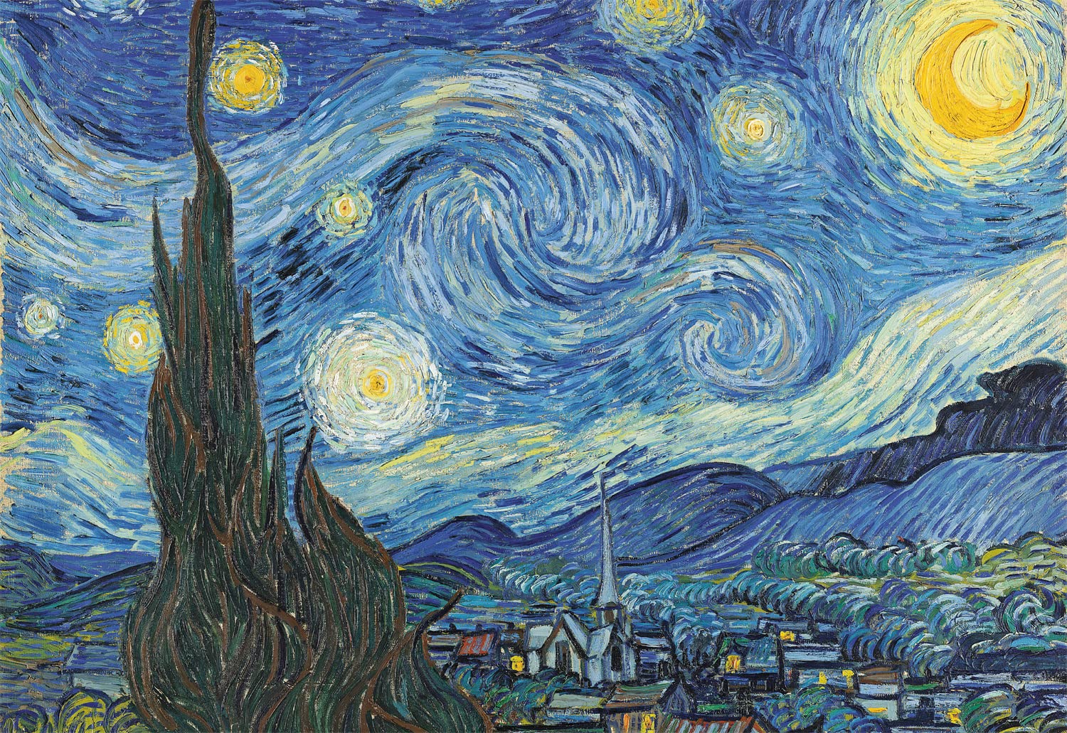 Foto 2 pulgar | Rompecabezas Buffalo Games Vincent Van Gogh Starry Night - Venta Internacional.