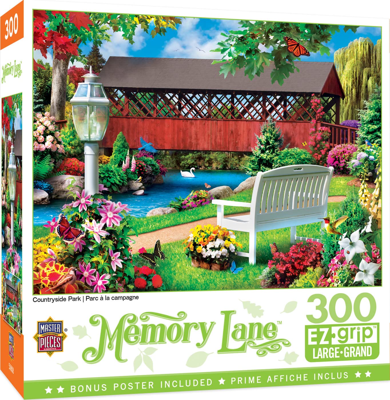 Rompecabezas Masterpieces Countryside Park 300 Piezas - Venta Internacional.