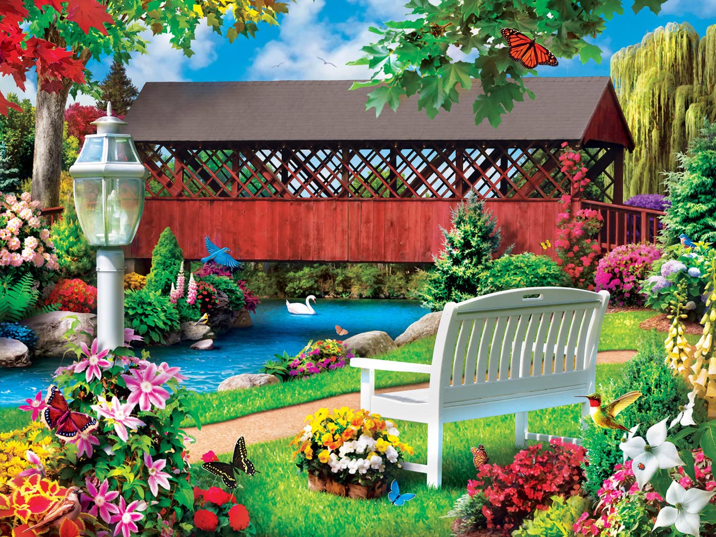 Foto 8 pulgar | Rompecabezas Masterpieces Countryside Park 300 Piezas - Venta Internacional.