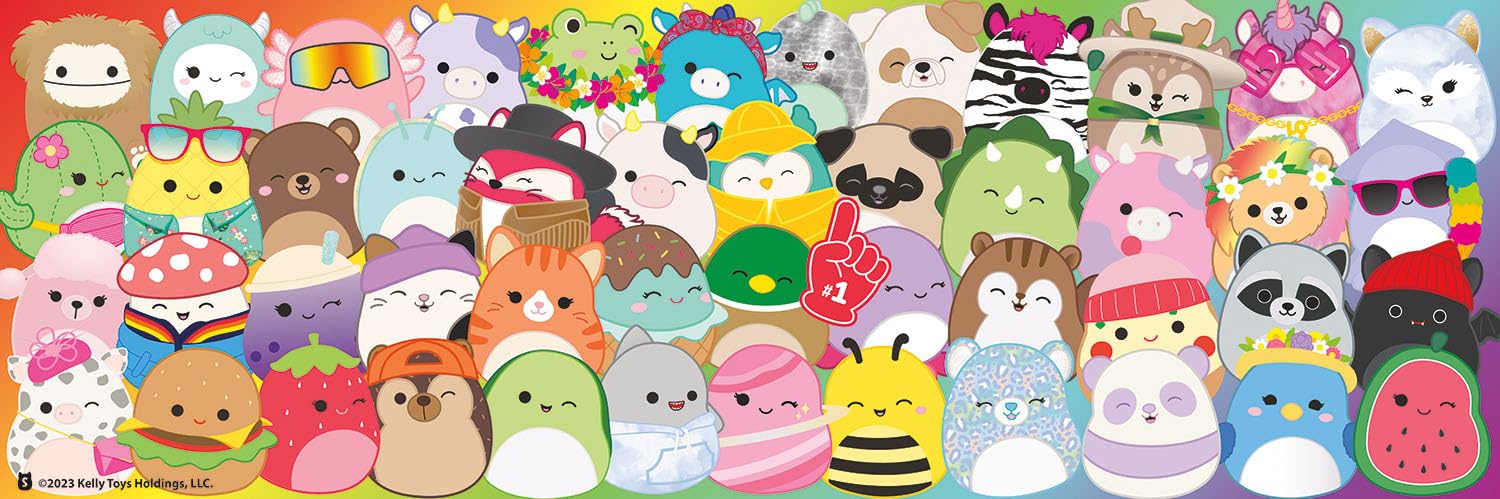 Jigsaw Puzzle Buffalo Games Squishmallow Party Pack Para Adultos - Venta Internacional.