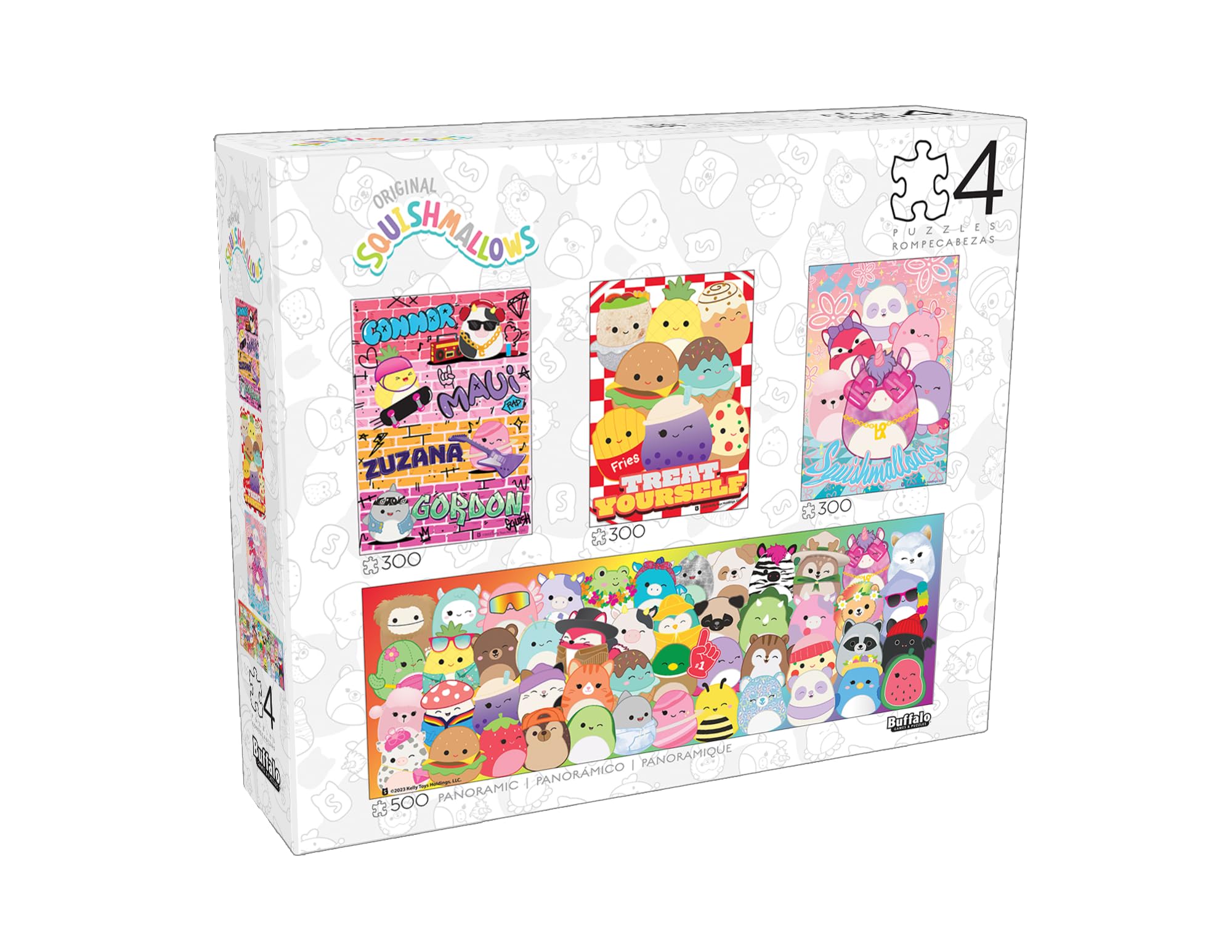 Foto 4 pulgar | Jigsaw Puzzle Buffalo Games Squishmallow Party Pack Para Adultos - Venta Internacional.