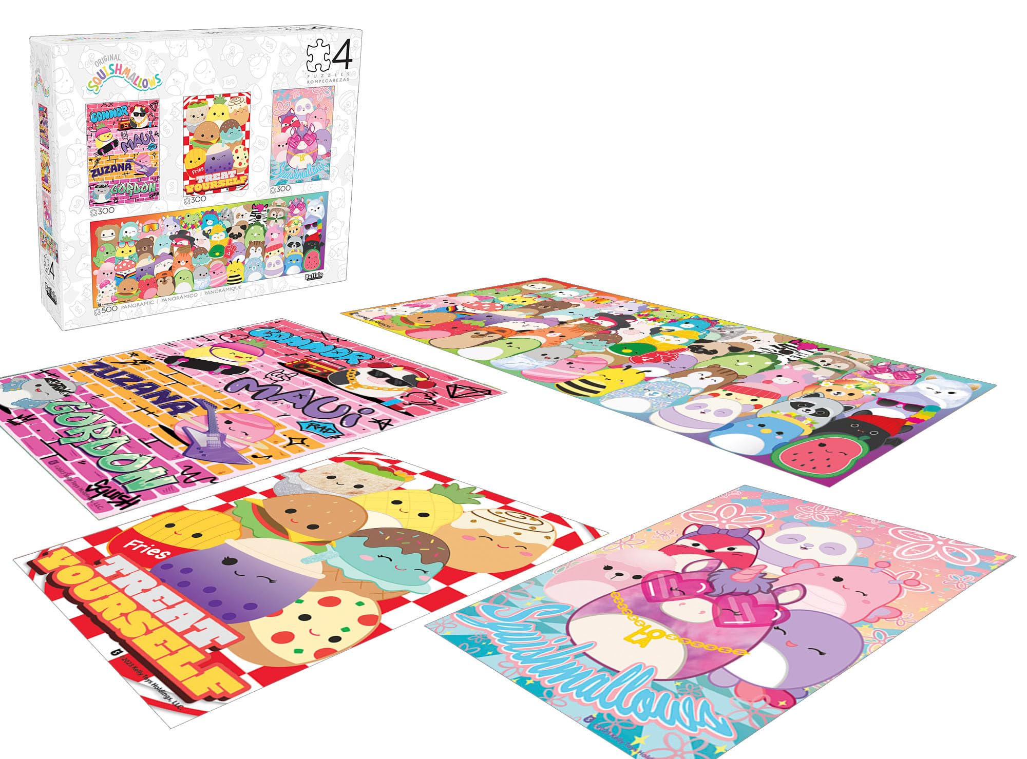 Foto 4 | Jigsaw Puzzle Buffalo Games Squishmallow Party Pack Para Adultos - Venta Internacional.