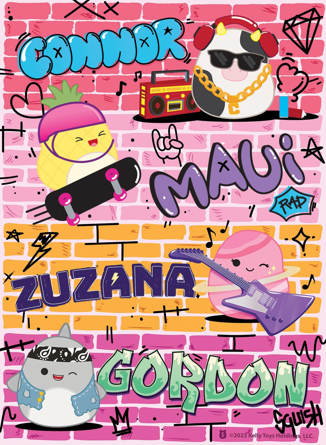 Foto 6 pulgar | Jigsaw Puzzle Buffalo Games Squishmallow Party Pack Para Adultos - Venta Internacional.