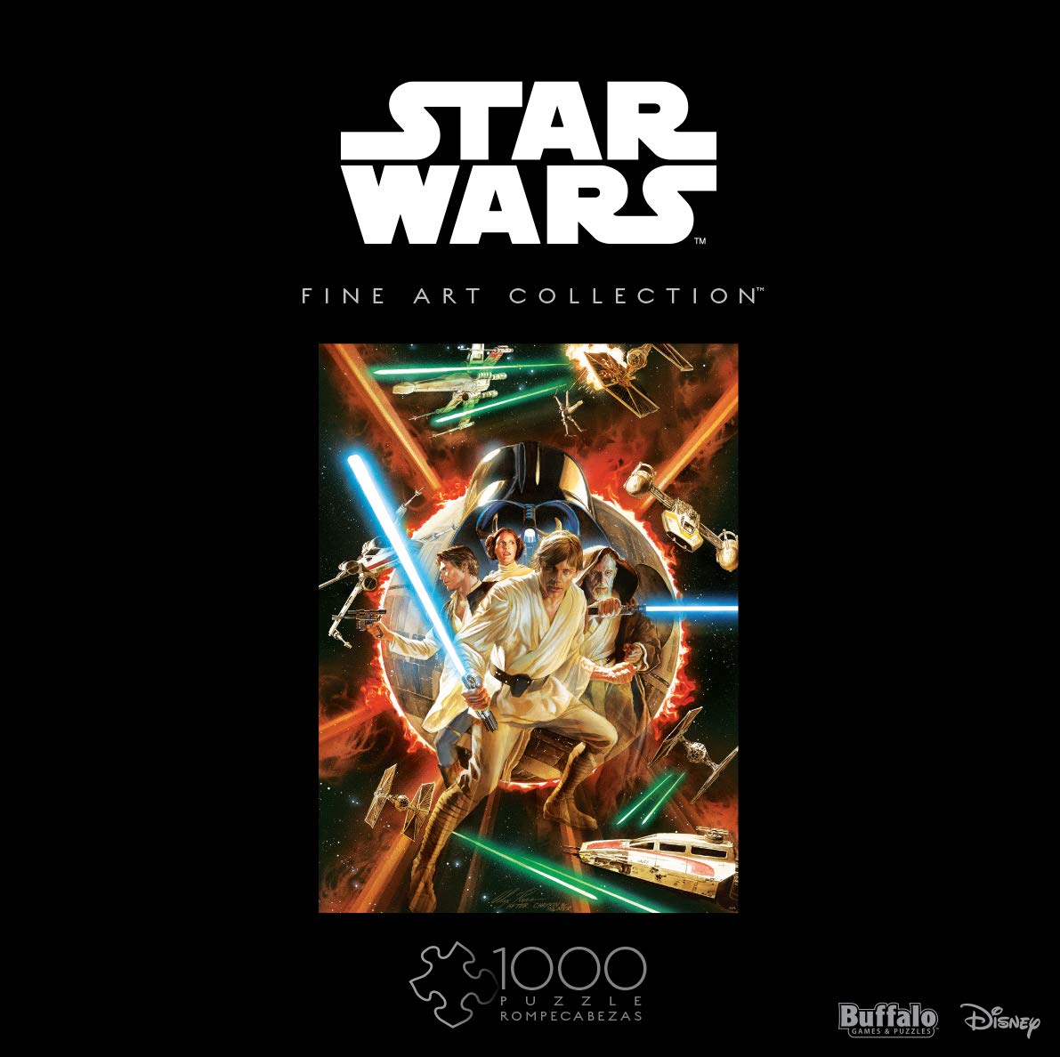 Rompecabezas Buffalo Games Star Wars Comic Variant 1000 Unidades - Venta Internacional.
