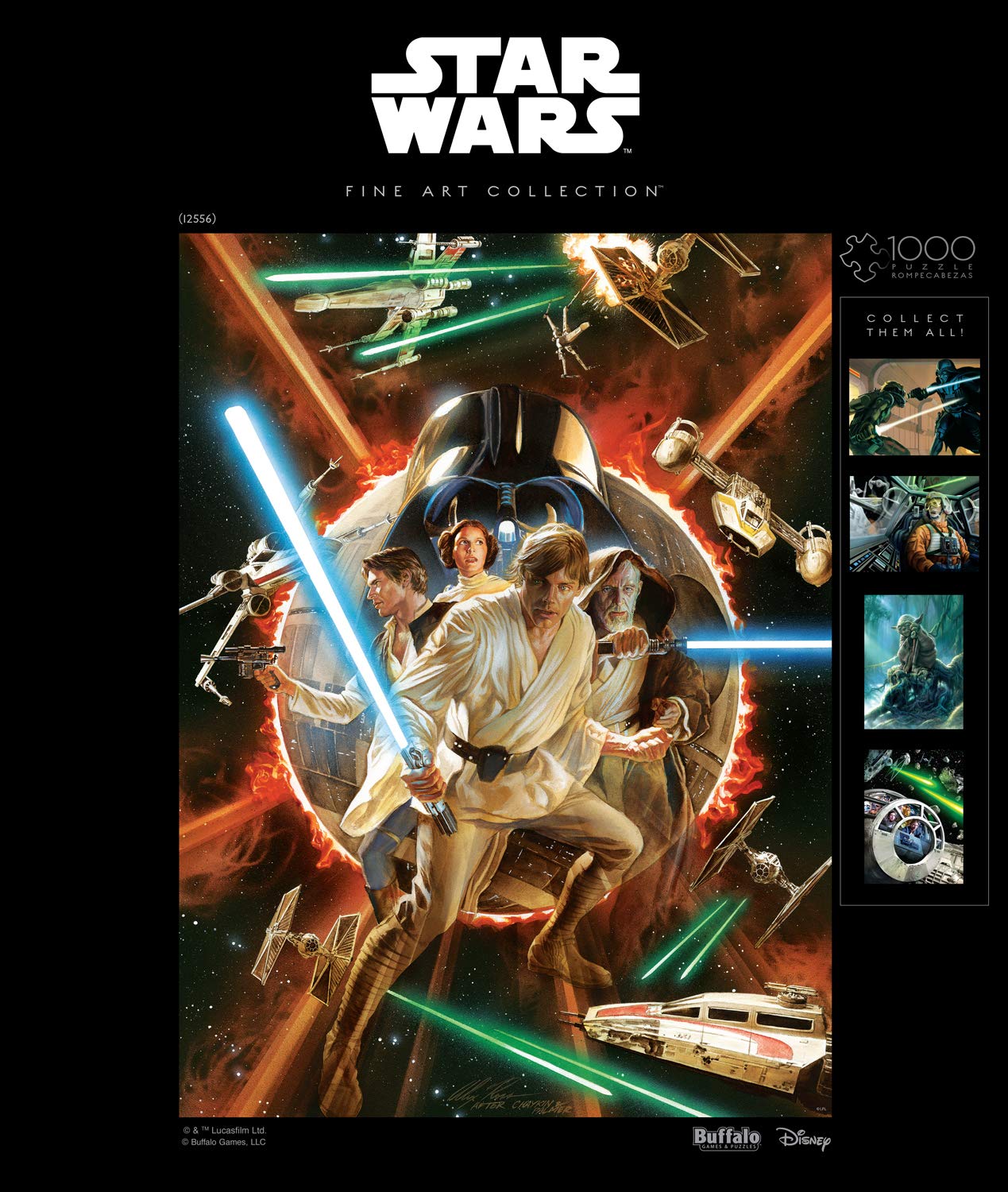 Foto 5 | Rompecabezas Buffalo Games Star Wars Comic Variant 1000 Unidades - Venta Internacional.