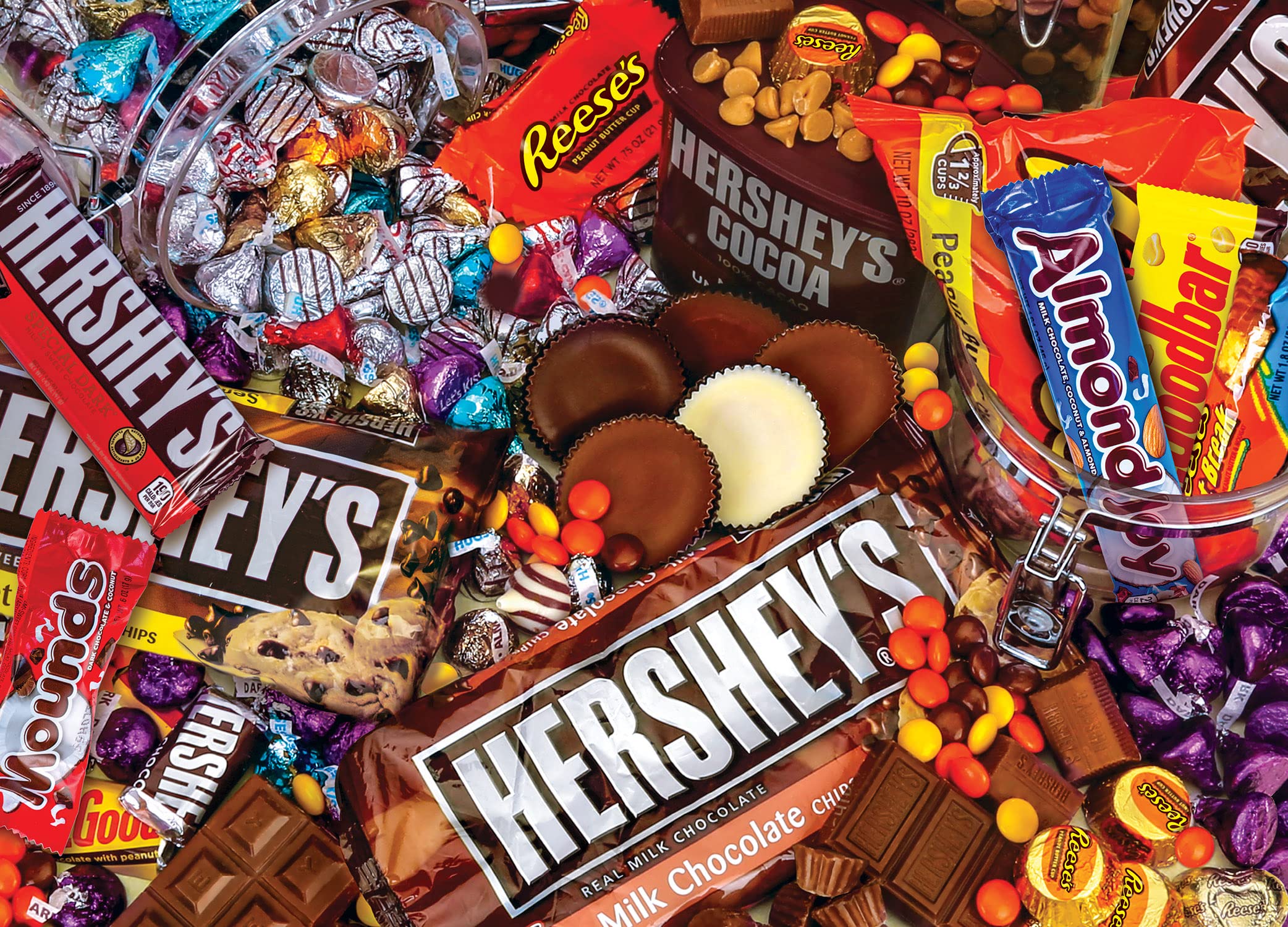 Foto 3 pulgar | Rompecabezas Masterpieces Hershey's Mayhem 1000 Piezas - Venta Internacional.