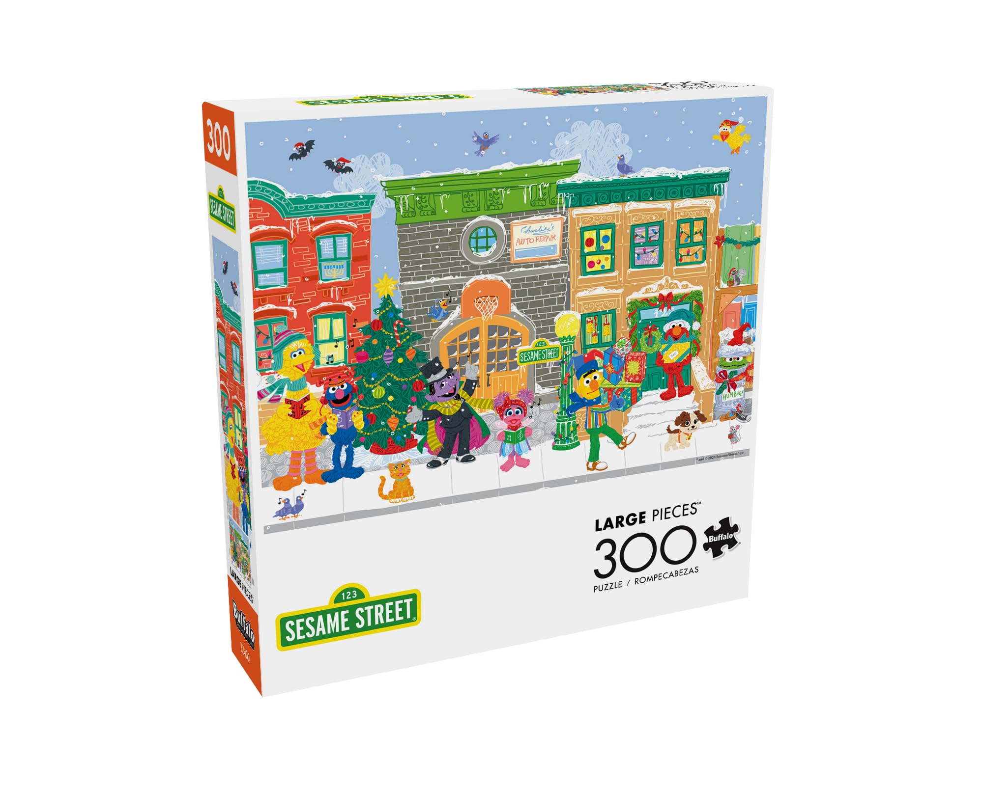 Foto 4 pulgar | Rompecabezas Buffalo Games Sesame Street Carolers De 300 Piezas - Venta Internacional.