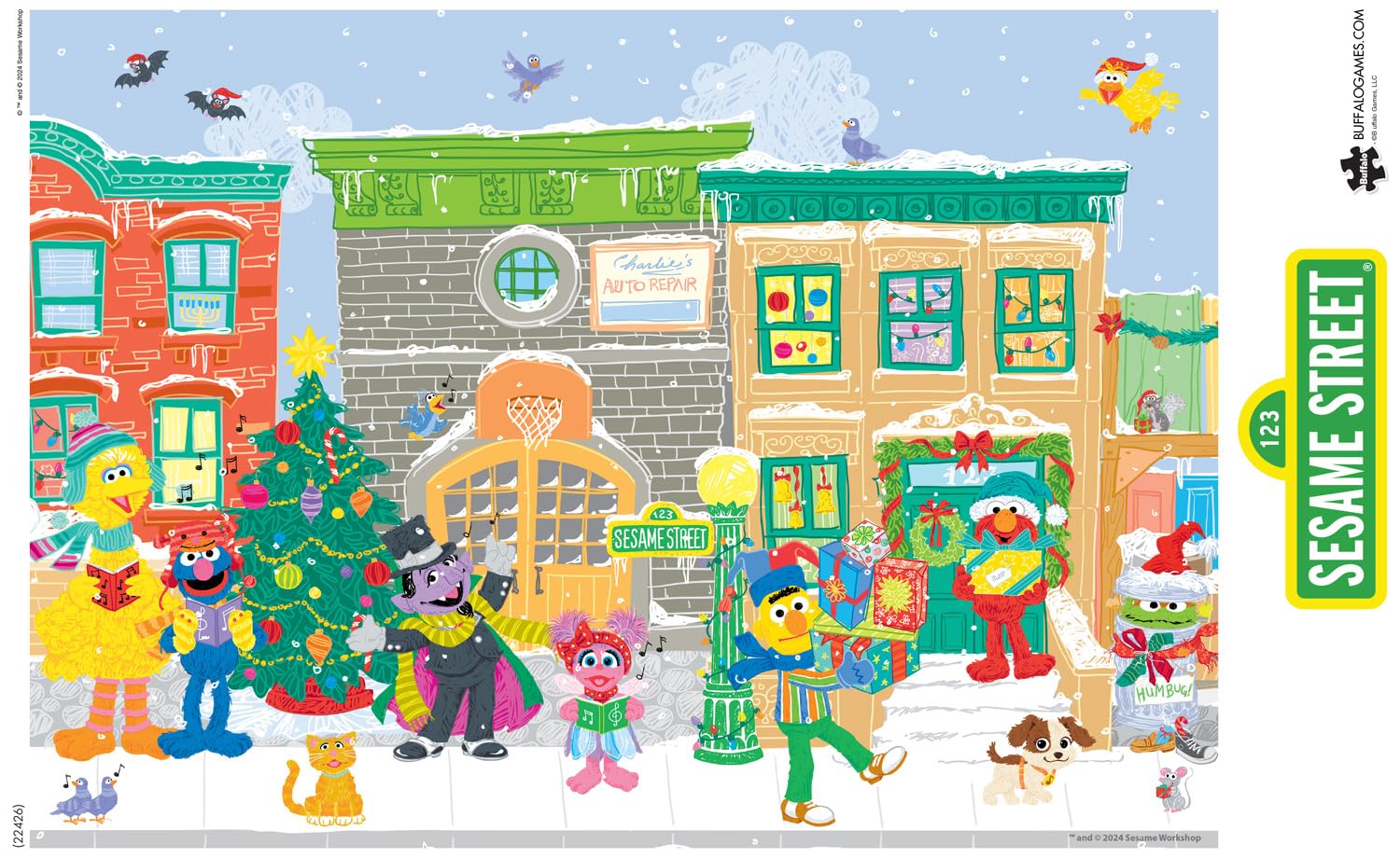 Foto 6 pulgar | Rompecabezas Buffalo Games Sesame Street Carolers De 300 Piezas - Venta Internacional.