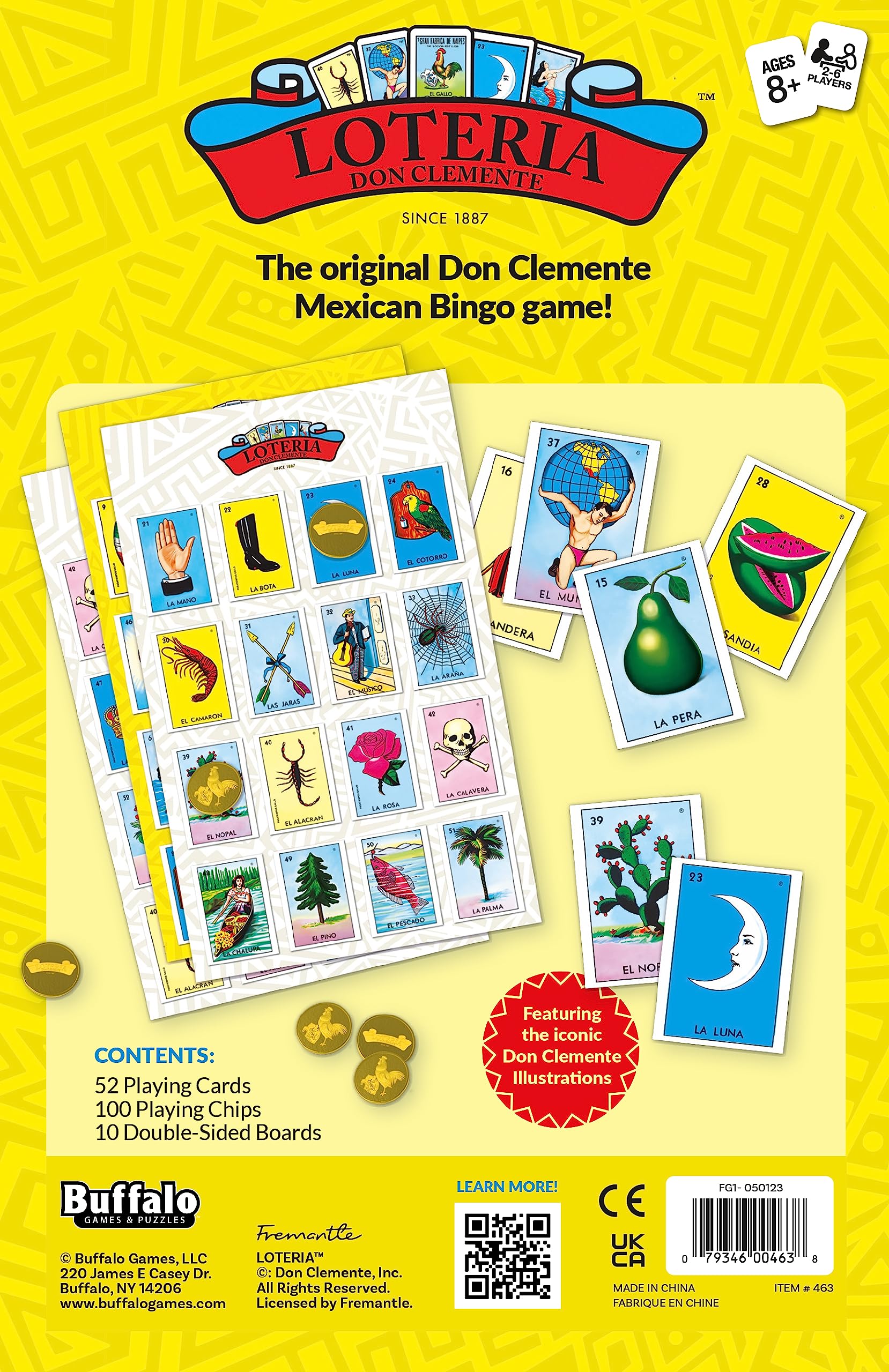 Foto 7 | Juego De Mesa Buffalo Games Loteria Classic Family Con Lata - Venta Internacional.