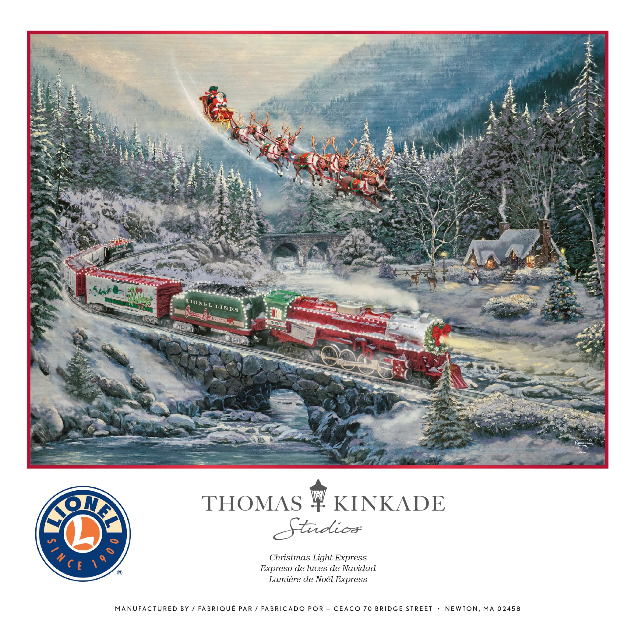 Foto 5 pulgar | Rompecabezas Ceaco Thomas Kinkade Christmas Light Express, 500 Unidades - Venta Internacional.