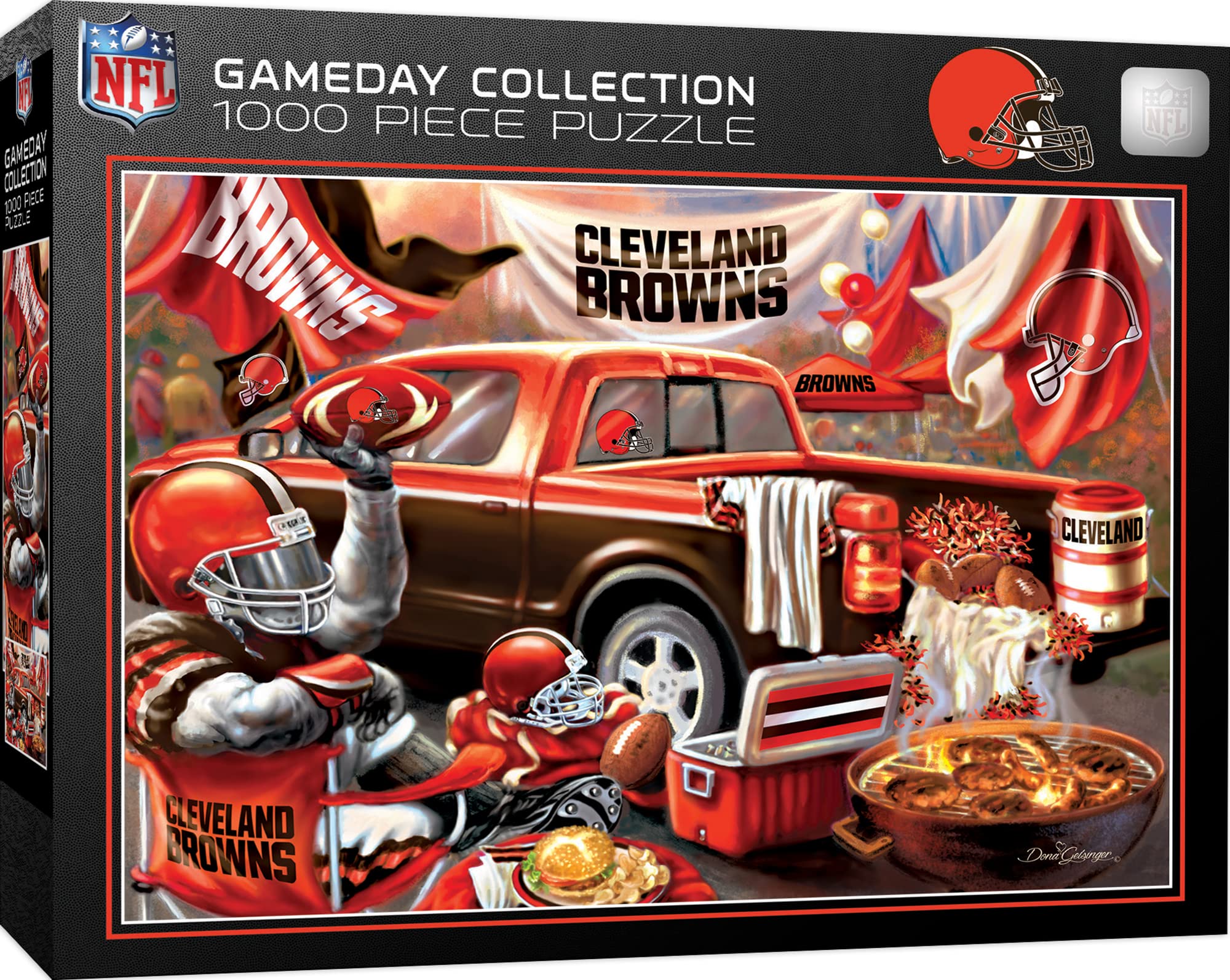 Rompecabezas Masterpieces Nfl Cleveland Browns 1000 Piezas - Venta Internacional.