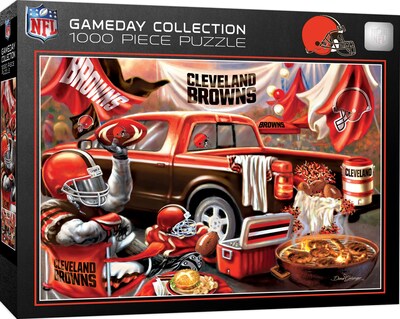 Foto 1 | Rompecabezas Masterpieces Nfl Cleveland Browns 1000 Piezas - Venta Internacional.