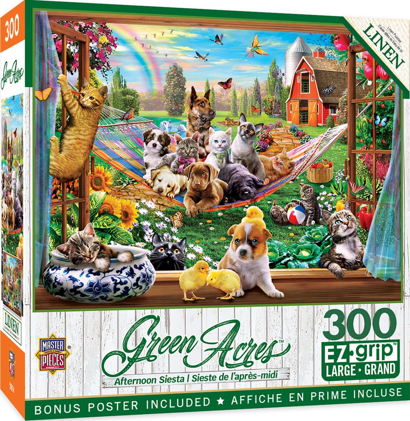 Rompecabezas Masterpieces Afternoon Siesta 300 Piezas - Venta Internacional.
