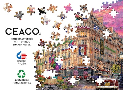 Foto 6 | Rompecabezas Ceaco David Maclean Cities Bonjour Paris 1000 Piezas - Venta Internacional.