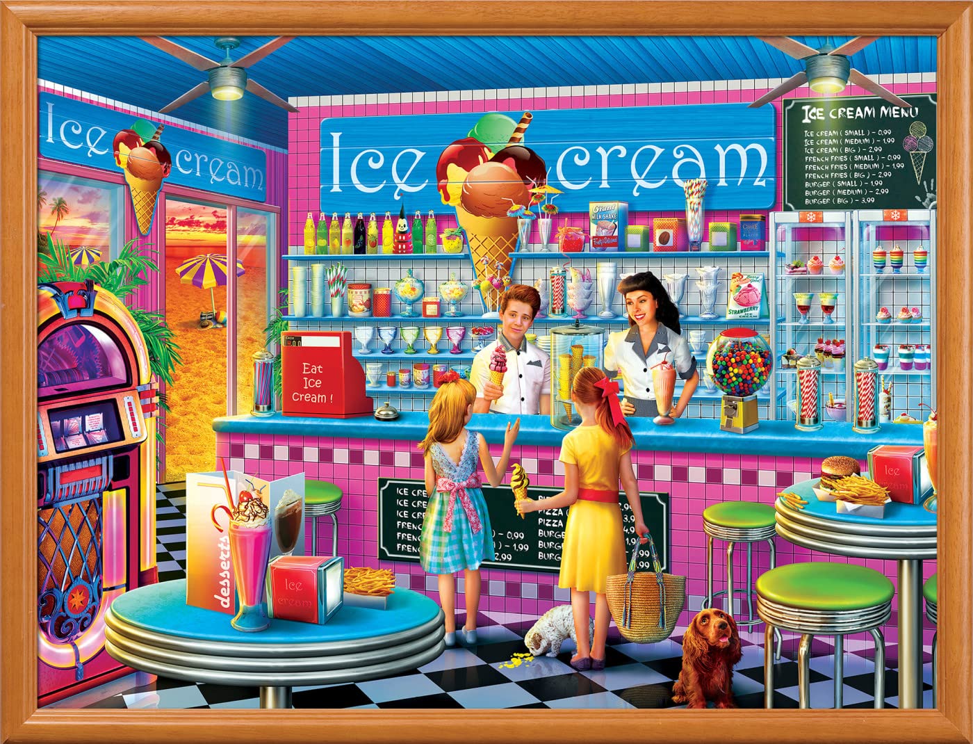 Foto 8 pulgar | Rompecabezas Masterpieces Anna's Ice Cream Parlor 750 Piezas - Venta Internacional.