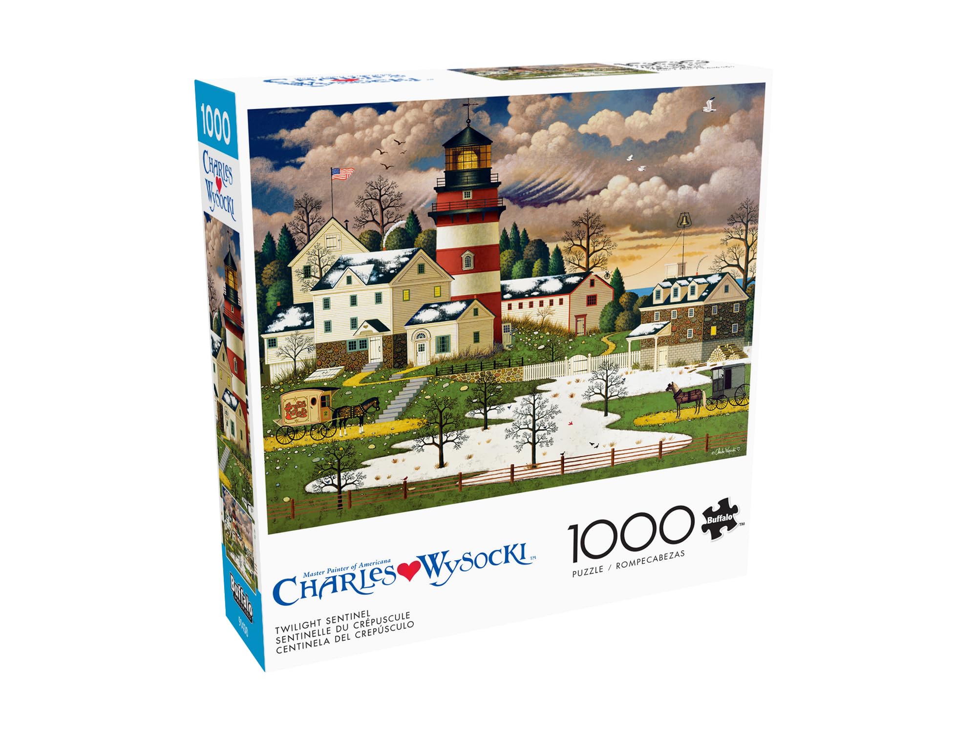 Foto 4 pulgar | Rompecabezas Buffalo Games Charles Wysocki Twilight 1000 Piezas - Venta Internacional.