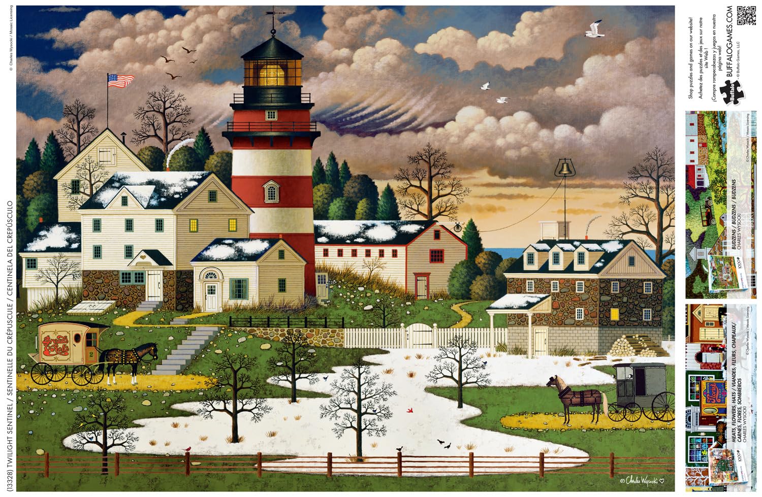 Foto 6 pulgar | Rompecabezas Buffalo Games Charles Wysocki Twilight 1000 Piezas - Venta Internacional.