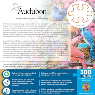 Foto 3 | Obras Maestras De Rompecabezas Escondidas En Las Ramas, 300 Piezas - Venta Internacional.