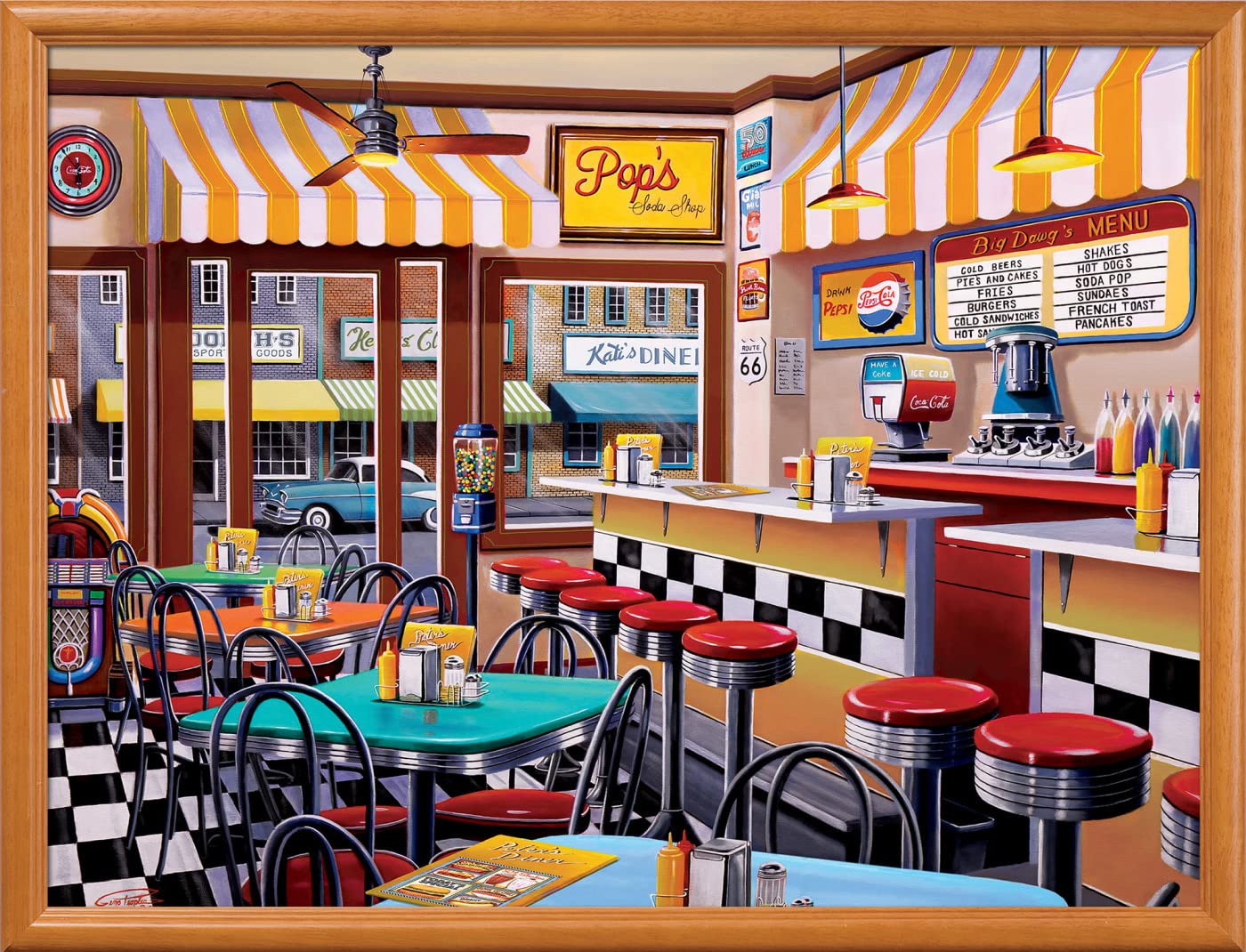 Foto 8 pulgar | Rompecabezas Masterpieces Pop's Soda Fountain 750 Piezas - Venta Internacional.