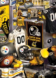 Foto 2 | Rompecabezas Masterpieces Game Day 500 Piezas Nfl Steelers - Venta Internacional.