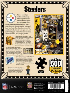 Foto 3 | Rompecabezas Masterpieces Game Day 500 Piezas Nfl Steelers - Venta Internacional.