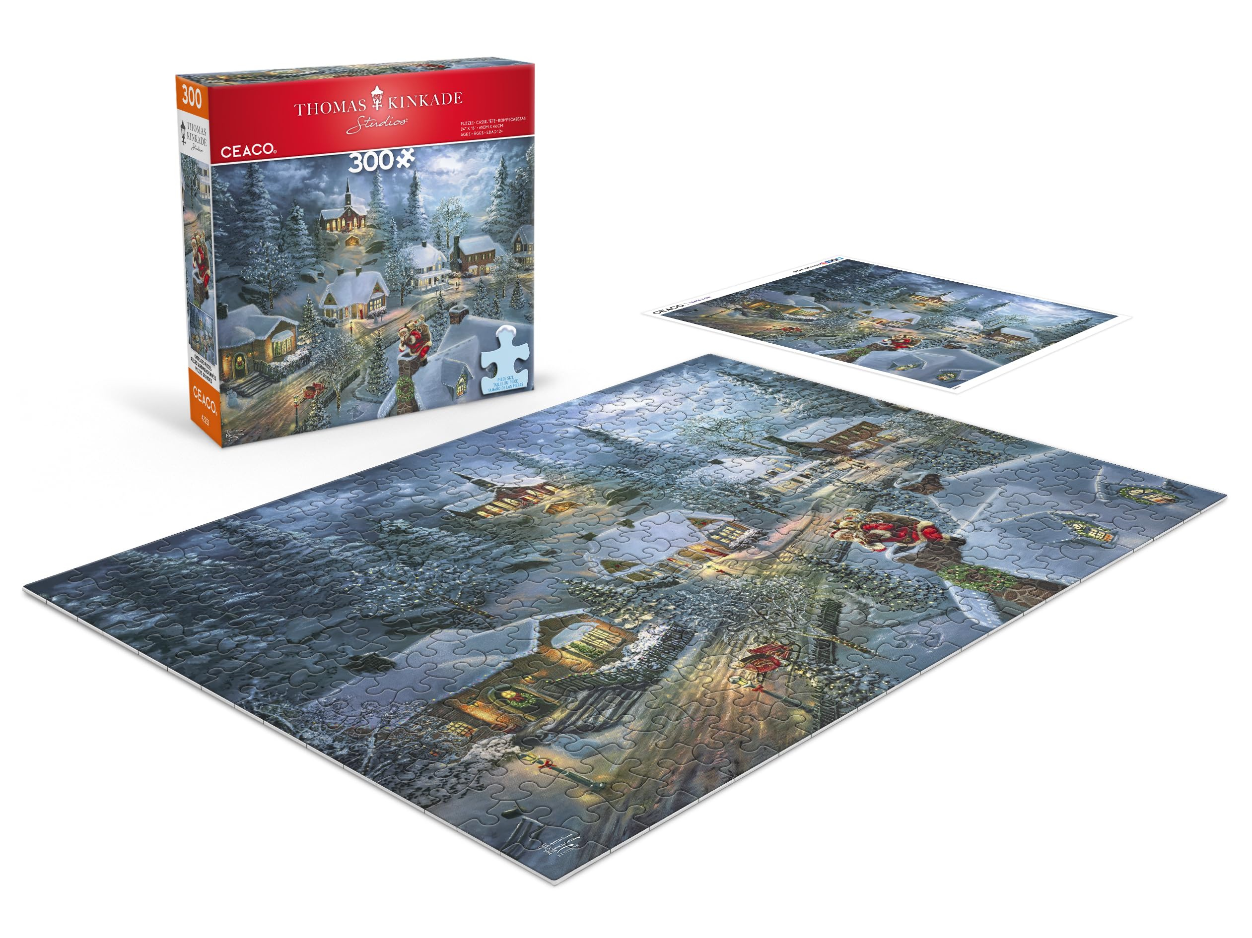 Foto 4 | Rompecabezas Ceaco Holiday Santa's Silent Night, 300 Piezas - Venta Internacional.