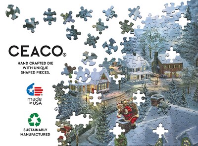 Foto 5 | Rompecabezas Ceaco Holiday Santa's Silent Night, 300 Piezas - Venta Internacional.