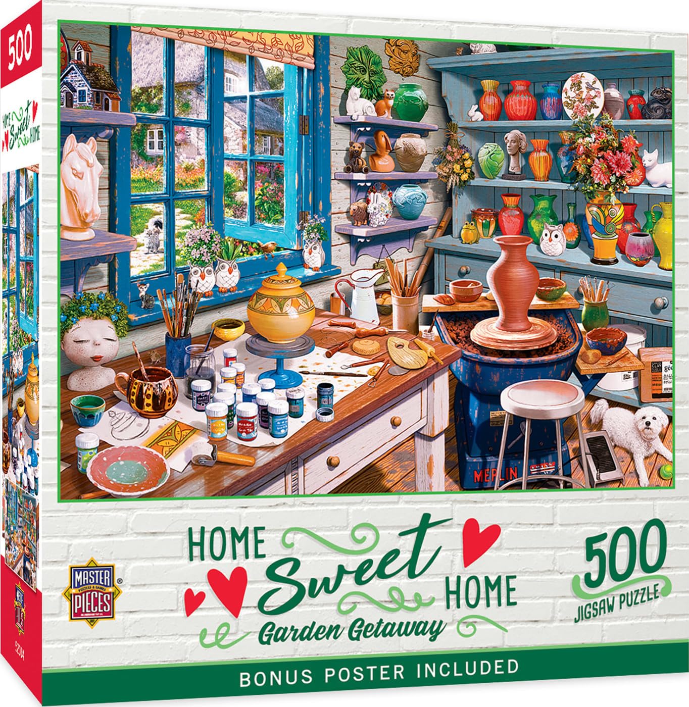 Foto 2 pulgar | Rompecabezas Masterpieces Garden Getaway 550 Piezas - Venta Internacional.