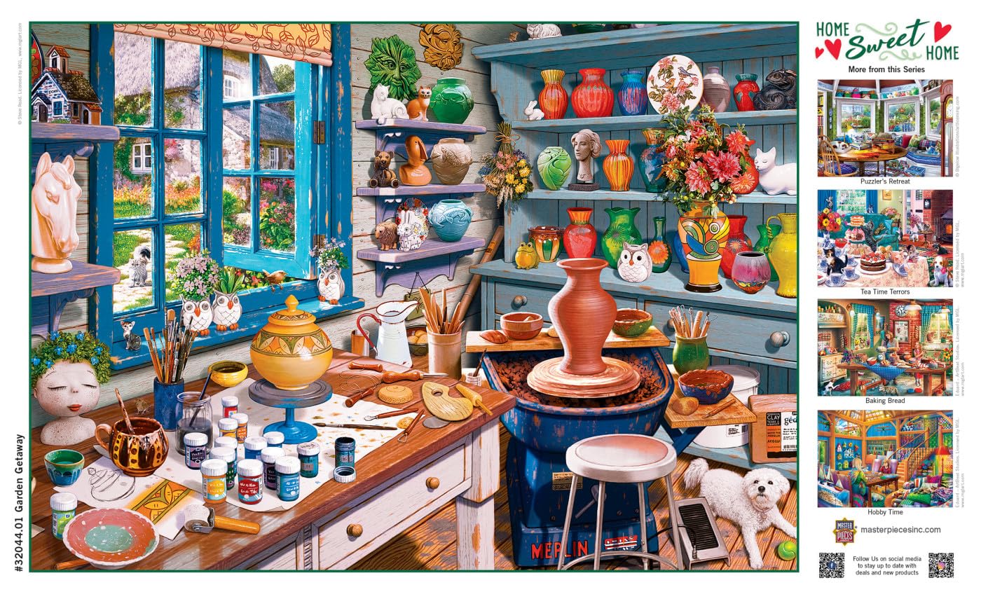 Foto 5 pulgar | Rompecabezas Masterpieces Garden Getaway 550 Piezas - Venta Internacional.