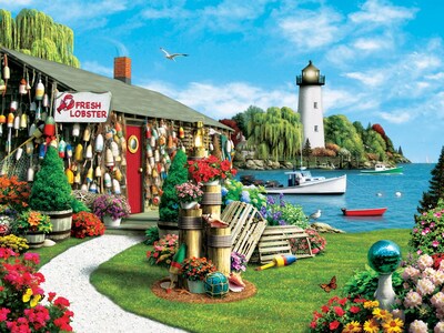 Foto 7 | Rompecabezas Masterpieces Lobster Bay 300 Piezas - Venta Internacional.