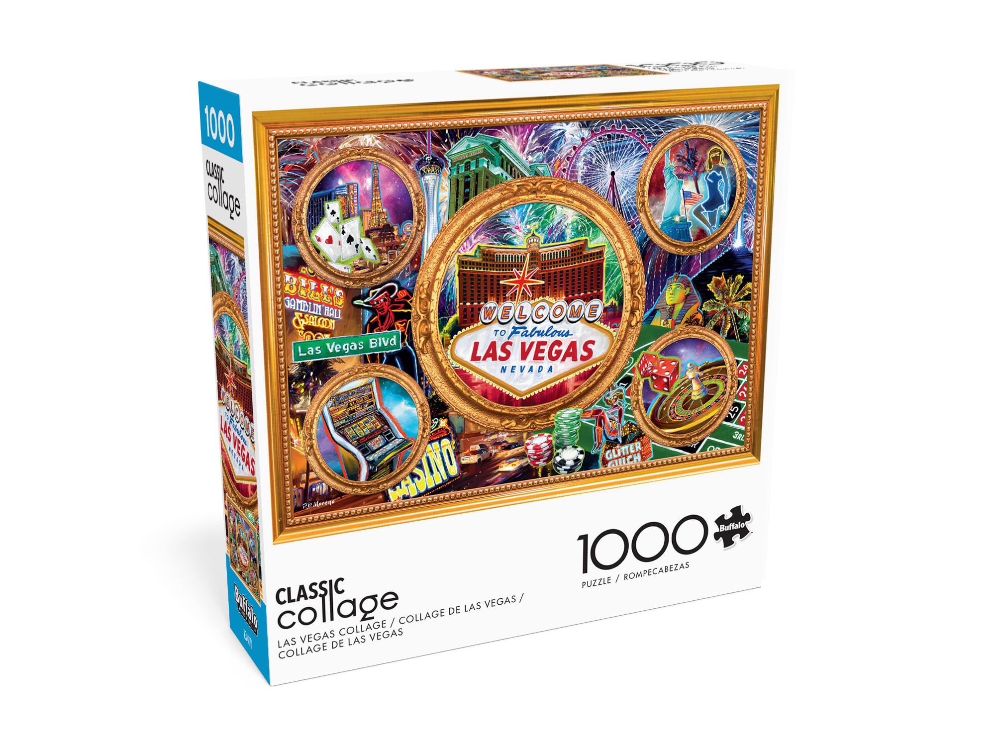 Foto 4 pulgar | Rompecabezas Buffalo Games Las Vegas Collage De 1000 Piezas - Venta Internacional.